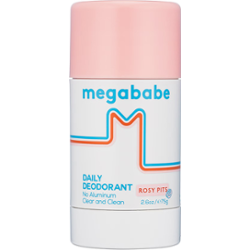 Megababe Rosy Pits Daily Deodorant 75 g | Naturalny dezodorant w kulce do codziennego stosowania