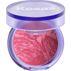 KOSAS Blush Is Life Baked Dimensional + Brightening Blush in Adrenaline | Rozświetlający róż do policzków