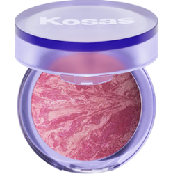 KOSAS Blush Is Life Baked Dimensional + Brightening Blush in Euphoria | Rozświetlający róż do policzków