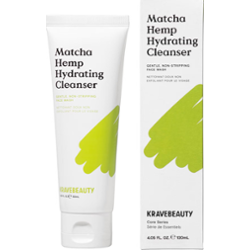 KraveBeauty Matcha Hemp Hydrating Cleanser 120 ml | Kremowy żel oczyszczający do twarzy