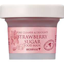 Skinfood Food Mask Strawberry Sugar 120 g | Cukrowa maska do twarzy o działaniu rozświetlającym