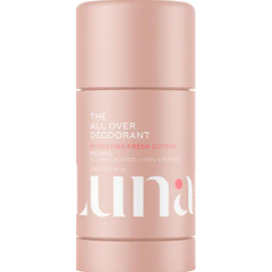 Luna Daily The All Over Deodorant Stick- Extra-strength, Soft Cotton | 100% naturalny dezodorant bez aluminium