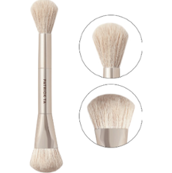 PATRICK TA Precision Blush Brush | Dwustronny, syntetyczny pędzel do różu