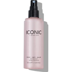 ICONIC London Prep Set Blur Setting Spray 120 ml | Spray do twarzy 3w1 z efektem glow i wygładzenia - ulubieniec profesjonalnych makijażystów i influe