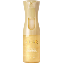 Kopari Beauty Golden Sunglaze Sheer Body Mist Sunscreen SPF30 150ml | Mgiełka przeciwsłoneczna z rozświetlającym złotym blaskiem