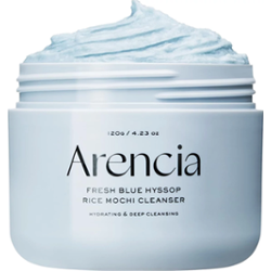 Arencia Fresh Blue Hyssop Rice Mochi Cleanser 120 g | Nawilżająca pasta oczyszczająca do twarzy