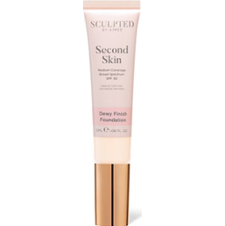 Sculpted by Aimee Second Skin Dewy Foundation 0,5 Blanc 32 ml | Lekki, nawilżający podkład o rozświetlającym wykończeniu