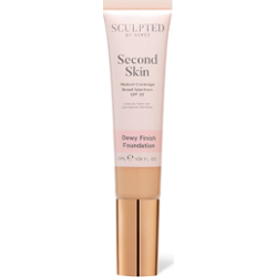 Sculpted by Aimee Second Skin Dewy Foundation 3 Light 32 ml | Lekki, nawilżający podkład o rozświetlającym wykończeniu