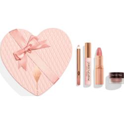 Charlotte Tilbury Pillow Talk Icons On The Go | Zestaw 4 bestsellerów w odcieniu Pillow Talk