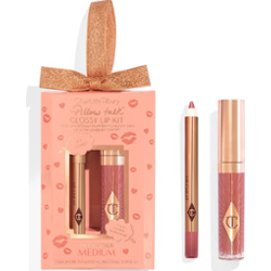 Charlotte Tilbury Pillow Talk Medium Glossy Lips Duo | Duet do pełnych i błyszczących ust