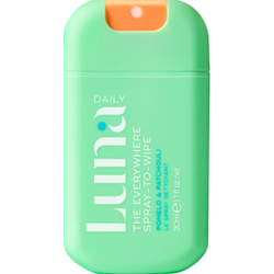 Luna Daily Spray-to-Wipe Pomelo & Patchouli 30ml | Innowacyjny spray do szybkiego odświeżenia skóry