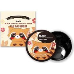 SERSANLOVE - Black Gold Caviar Eye Mask, 60szt. - Pielęgnacyjne hydrożelowe płatki pod oczy