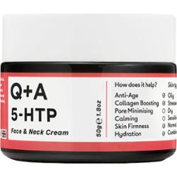 Q+A - 5-HTP Face&Neck Cream, 50g - ujędrniający krem do twarzy i szyi z suplementem 5-HTP