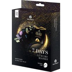 PAX MOLY - 7 Days Luxury Masks, 7 x 25ml - Zestaw masek w płachcie na 7 dni