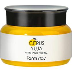 FARMSTAY - Citrus Yuja Vitalizing Cream, 100g - rozjaśniający krem do twarzy