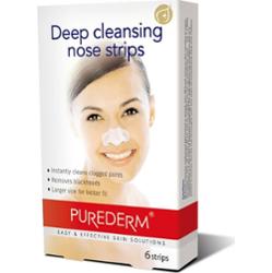 PUREDERM - Deep Cleansing Nose Strips, 6 szt. - Oczyszczające plastry na nos