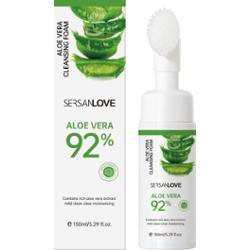 SERSANLOVE - Aloe Vera Cleansing Foam, 150ml - Pianka do mycia twarzy z aloesem