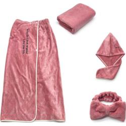 ECARLA - Zestaw kąpielowy SPA 4w1, koral