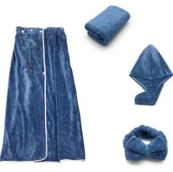 ECARLA - Zestaw kąpielowy SPA 4w1, niebieski