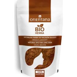 ORIENTANA - BIO HENNA - 100% Naturalna roślinna farba do włosów długich - Orzech Laskowy - 100g