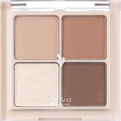 rom&nd - Better Than Eyes N01. Dry Willow Flower, 7 g - paleta 4 cieni do powiek w odcieniach nude