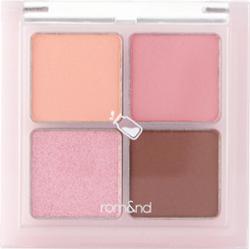 rom&nd - Better Than Eyes W03. Dry Strawberry, 7.2 g – paleta 4 cieni do powiek w odcieniach różu