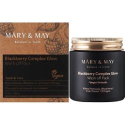 Mary&May - Blackberry Complex Glow Washoff Pack, 125g - rozświetlająca maska z glinką