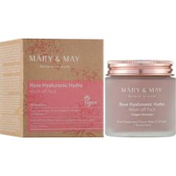 Mary&May - Rose Hyaluronic Hydra Wash off Pack, 125g - kremowa maska z glinką