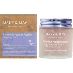 Mary&May - Calendula Peptide Ageless Sleeping Mask, 110g - łagodząco-ujędrniająca maska na noc