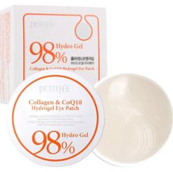 Petitfee - Collagen & CoQ10 Hydrogel Eye Patch, 60szt. - hydrożelowe płatki pod oczy z kolagenem