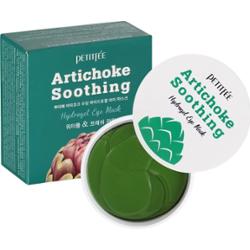 Petitfee - Artichoke Soothing Hydrogel Eye Mask, 60szt. - hydrożelowe płatki pod oczy redukujące cienie pod oczami