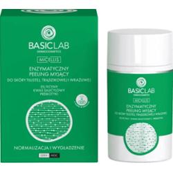 BasicLab Micellis Enzymatyczny peeling myjący do skóry tłustej, trądzikowej i wrażliwej, 35 g