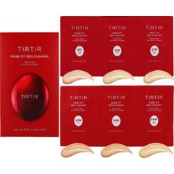 TIRTIR - Mask Fit Red Cushion 6 Shade Trial Kit (21C, 21N, 21W, 23N, 24N, 24W), 6x1g - zestaw próbek podkładu cushion dla jasnych do średnich karnacji