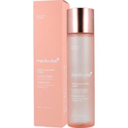 Medicube - TRIPLE COLLAGEN TONER 4.0, 140ml - tonik do twarzy o działaniu nawilżającym i ujędrniającym