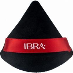 Ibra - Trójkątny puszek do pudru - Czarny