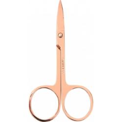 ECARLA - Nożyczki kosmetyczne do skórek paznokci, szablonów, 9 cm różowe złoto