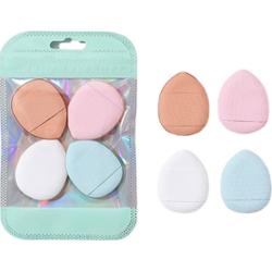 ECARLA - Mini puszek, gąbeczka na palec do makijażu, 3x4 cm 4szt