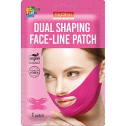 PUREDERM - Dual Shaping, Wegańska modelująca maseczka na podbródek, 1 szt.