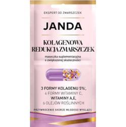 JANDA - Maseczka Suplementacyjna Kolagenowa Redukcja Zmarszczek, 2x4ml