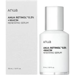ANUA - Retinol 0.3% + Niacin Renewing Serum, 30ml - przeciwstarzeniowe serum regenerujące do twarzy