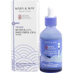 Mary&May - Seoul Edition Vegan Retinol 0.1% Bakuchiol CICA Serum, 80ml - przeciwstarzeniowe serum do twarzy