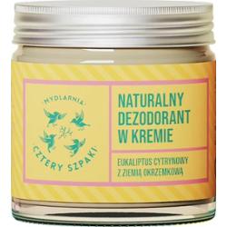 CZTERY SZPAKI - Naturalny dezodorant w kremie - Eukaliptus Cytrynowy, 60ml