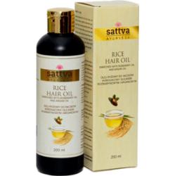 SATTVA - Rice Hair Oil, 200ml - olej ryżowy do włosów