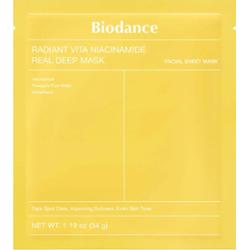 BIODANCE - Radiant Vita Niacinamide Real Deep Mask, 34g - rozjaśniająca maseczka do twarzy