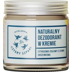 CZTERY SZPAKI - Dezodorant w kremie cytrusowo-ziołowy, 60ml