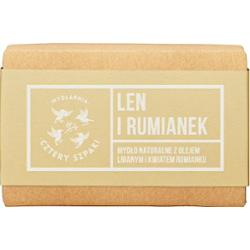 CZTERY SZPAKI - Mydło Len i Rumianek, 110g