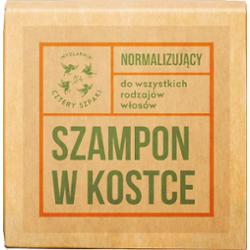 CZTERY SZPAKI - Szampon normalizujący do włosów w kostce, 75g