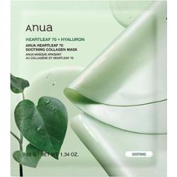 ANUA - Heartleaf 70 Soothing Collagen Mask, 38g - kojąca maska żelowa w płachcie