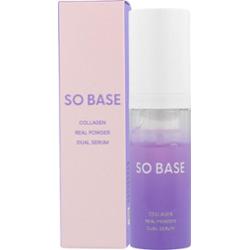 SO BASE - Collagen Reall Powder Dual Serum, 30.6g - intensywnie ujędrniające dwufazowe serum z kolagenem