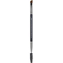 Jessup - Brow Brush S152-232 Slim Angled Brows Duo Brush - pędzel do brwi czarny
